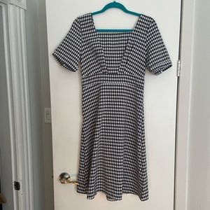 Oak and Fort Checkered Dress